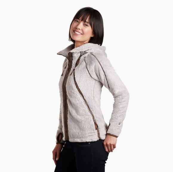 Kuhl Womens Flight Italian Fleece Jacket In Color STONE Size Small - Picture 15 of 15